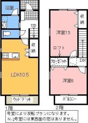 リブレアンジュSの間取り画像