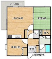 マンション栂森の間取り画像