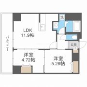 レジデンス朝潮橋の間取り画像