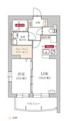シャルマンウェストの間取り画像