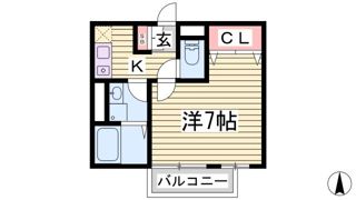 シャルマンコート北野の間取り画像