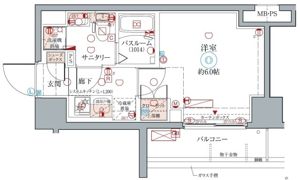 クレヴィスタ横浜の間取り画像