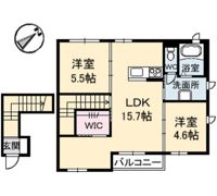 エクレール長楽寺 A棟の間取り画像