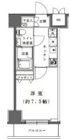 ライジングプレイス浅草五番館の間取り画像
