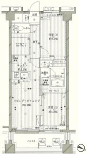 コスモリード西馬込の間取り画像