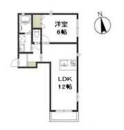 メイフラワー清水 Bの間取り画像