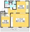 ヴィラナリー屋島6号棟の間取り画像