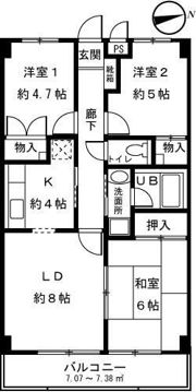 カーサグランデの間取り画像