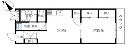 ベルメゾン本牧の間取り画像