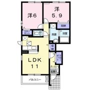 グラシオッソⅡの間取り画像