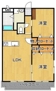 ユーミー徳吉東の間取り画像
