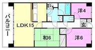 グラシアス道後の間取り画像