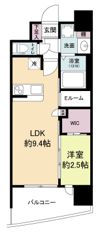 セレニテ難波リアンの間取り画像