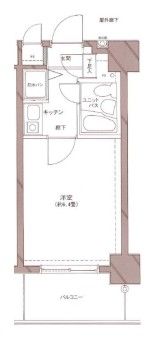 メインステージ武蔵関の間取り画像