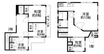 中町一丁目戸建の間取り画像