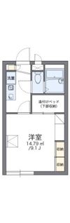 レオパレスキャピタルハイツの間取り画像