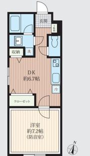 「防音マンション」VORT南常盤台レジデンスの間取り画像