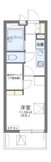 レオパレスミダスコート古曽部の間取り画像