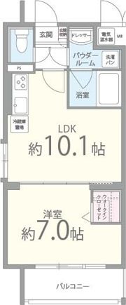 ラ フィーヌ フジの間取り画像
