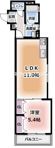 クリエオーレ大久保町の間取り画像