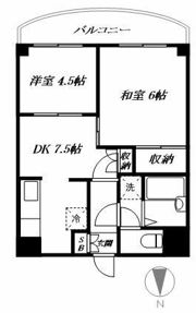 サンローゼ津田Ⅲの間取り画像
