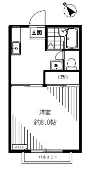 パークサイド六高台の間取り画像