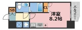 ベルエ難波西の間取り画像
