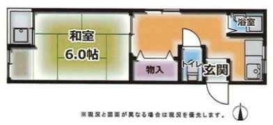 マンション福田の間取り画像