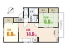 グリーンヒルズ 1号館の間取り画像