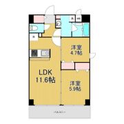 レジデンシア都島アイラの間取り画像