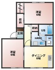 リトロベイユの間取り画像