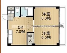 第1カトレアハイツ寝屋川の間取り画像