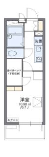 レオパレスグリーン サカエの間取り画像