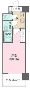 リヴェント玉造の間取り画像