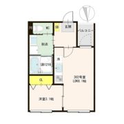 ハーモニーテラス大和町一丁目②Aの間取り画像