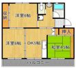 ビレッジハウス本城4号棟の間取り画像