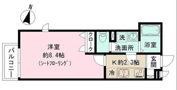 シャンブルⅡの間取り画像