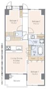 阪東橋マンションの間取り画像