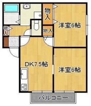 ハイツ上の原の間取り画像