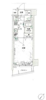 パークウェル文京千石の間取り画像