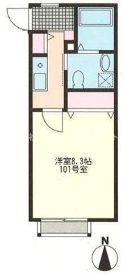 ウェルヴィラ馬堀海岸の間取り画像