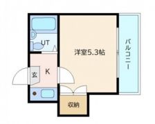シャトレ江波の間取り画像