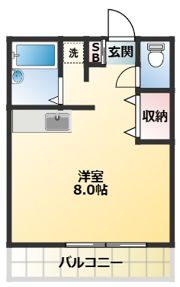 ル・モンド三田の間取り画像