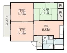 コンフォートIICの間取り画像