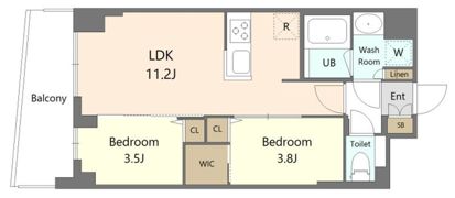 S-RESIDENCE北綾瀬awesomeの間取り画像