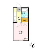ハイツKMの間取り画像