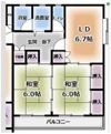 マンション川原の間取り画像