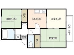 プレジール梶山の間取り画像