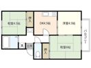 プレジール梶山の間取り画像