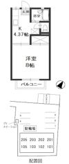 アンジェリーク松島の間取り画像